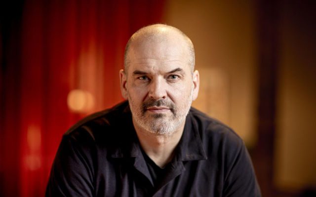 A bald man.